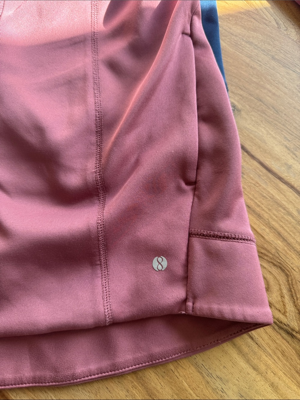 Pilates Bundle: 3 Zip-Up Jackets - Dusty Rose, Slate Blue, Pale Pink - Picture 4 of 6